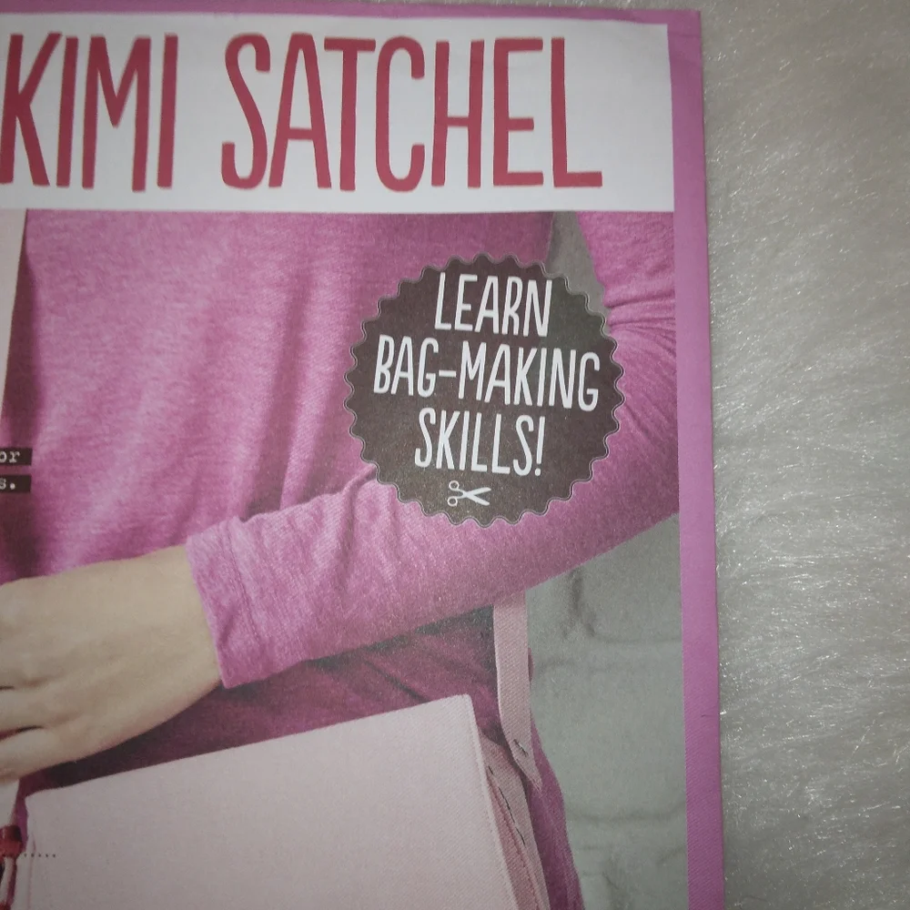 Simply Sewing The Kimi Satchel, learn bag making skills